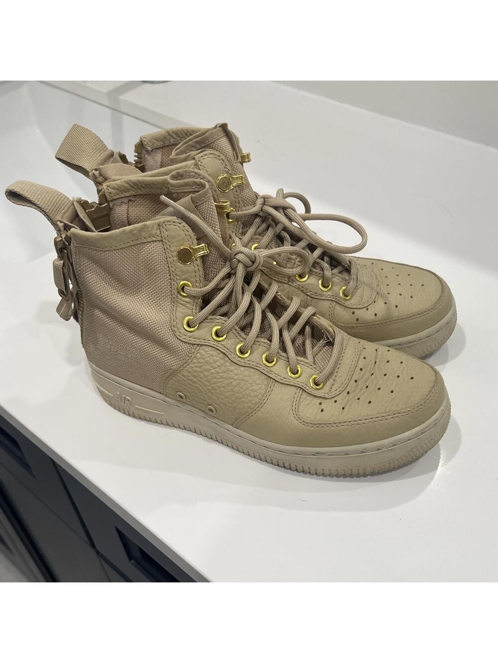 Nike Air Force 1 SF Mid Zipper  Mushroom Size 7 Shoes/Sneaker 917753-200
